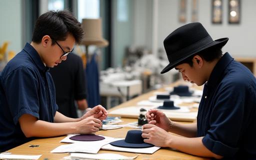 カスタムハット製造プロセス